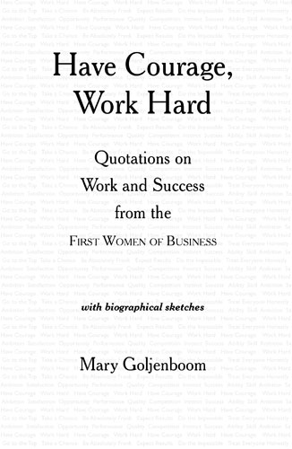 Have Courage, Work Hard cover