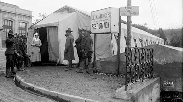 ARC Rest Station, Toul. June 1918